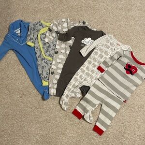 6 Month Pajama Lot (Baby Gap, Cloud Island, Carters, Chick Pea)